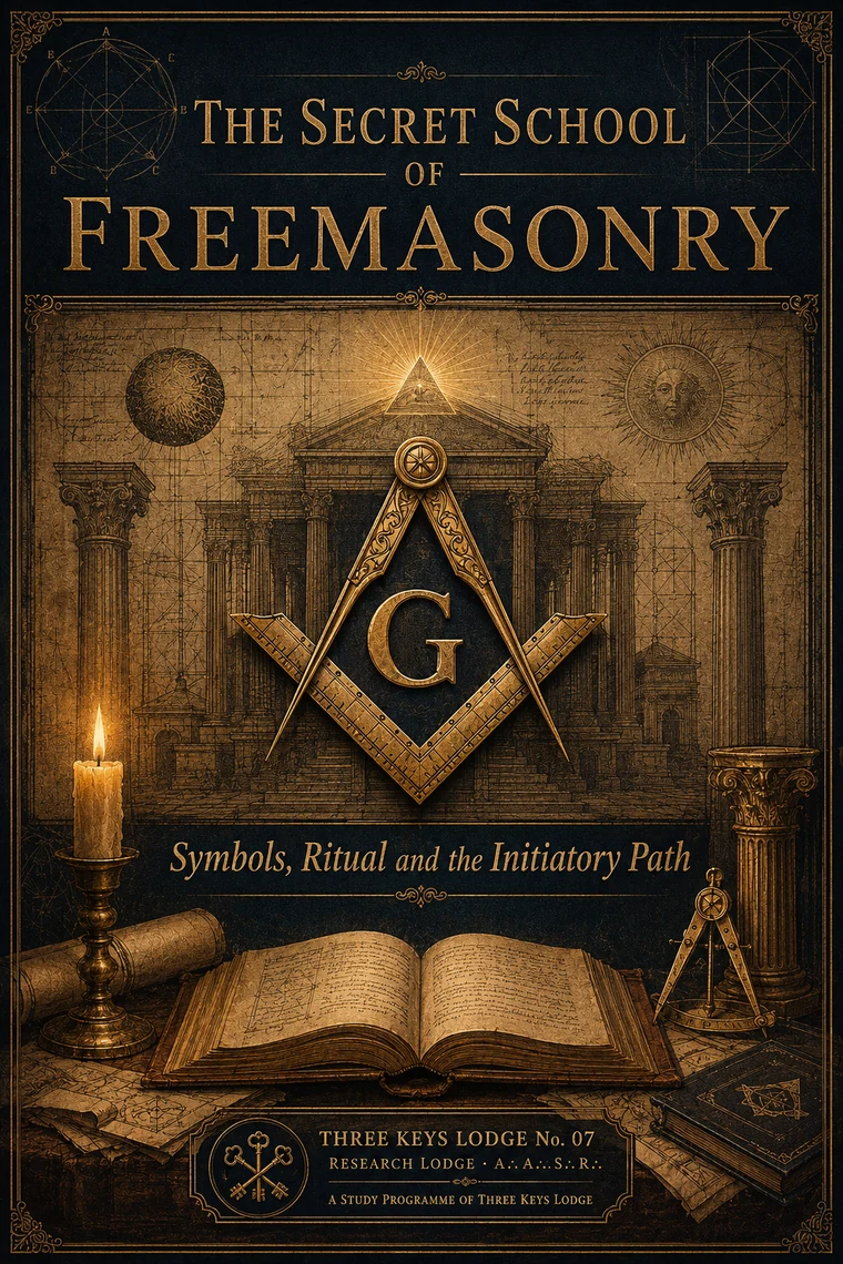 Cover of The Secret School of Freemasonry: Symbols, Ritual and the Initiatory Path